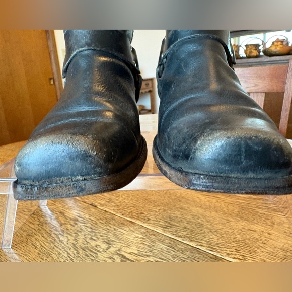 Great Boots!!! Style Number 77449 Black Leather Harness Size 7.5 Women’s - Picture 5 of 16